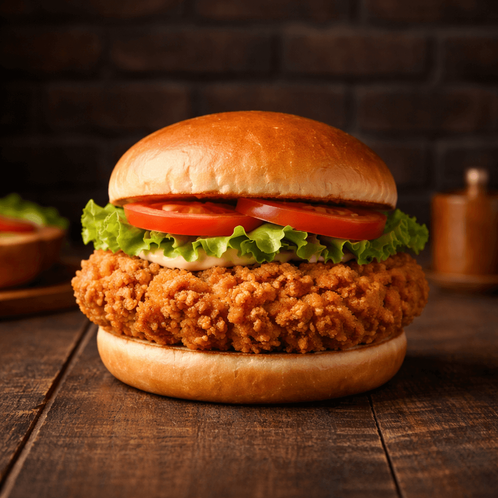 Hamburguesa Pollo crispyyy