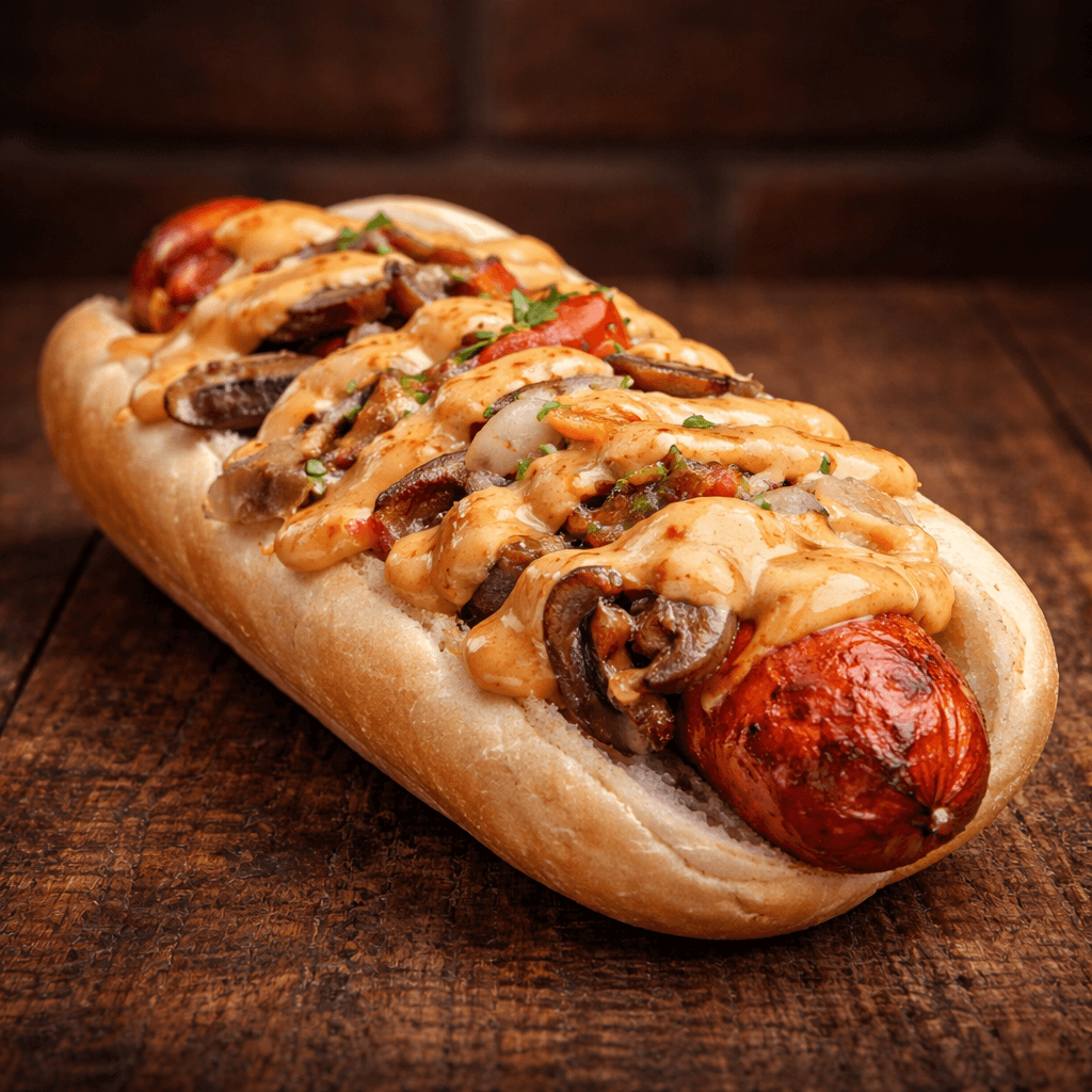 Perro caliente alemana